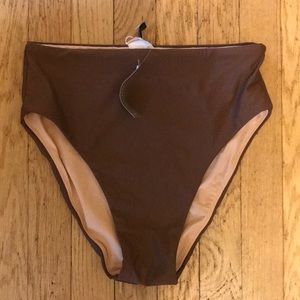 J.crew high rise bathing suit bottoms